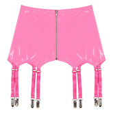 Dominatrix PU Leather Garters with Clips